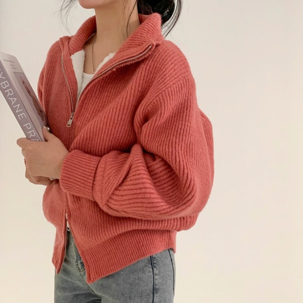 Knit Zip Jacket - Picture 3 of 3